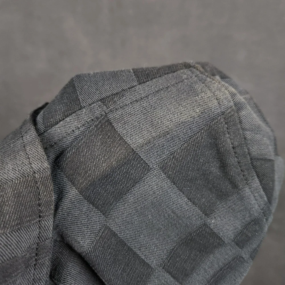 Old Navy‎ Twill Pocket Shirt Boys 3T Black Checkered Long Sleeve Button Up